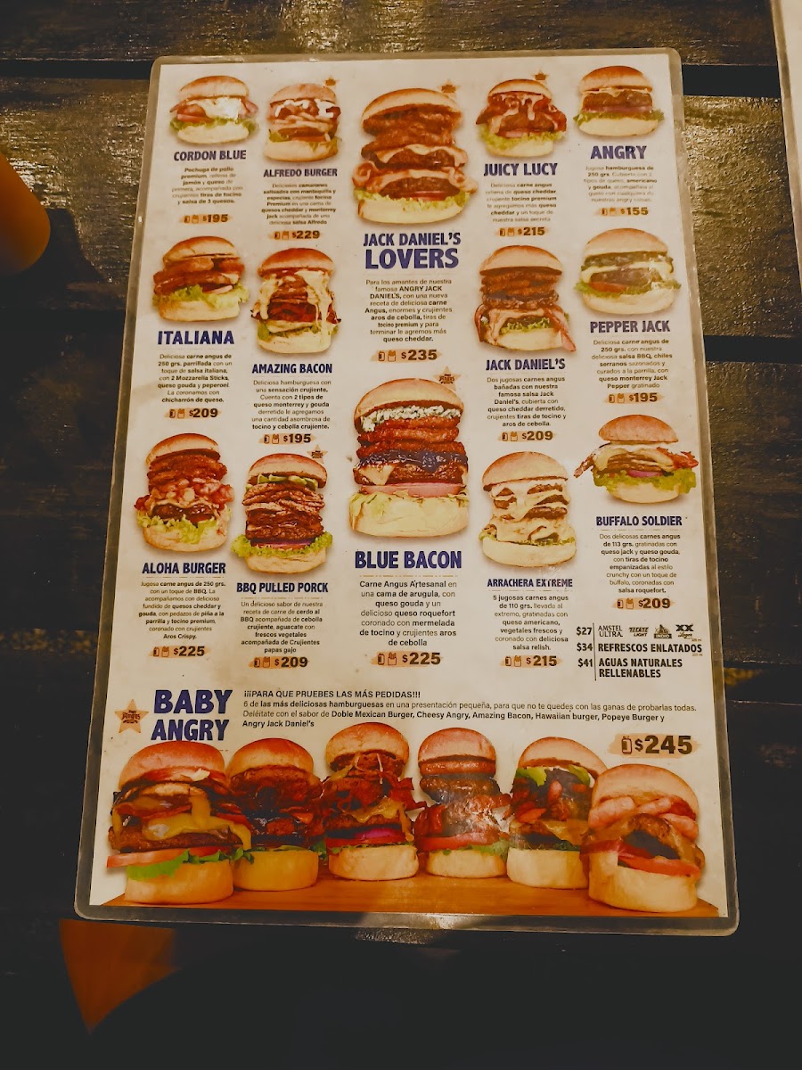 Angry Angus Menu - Image 2