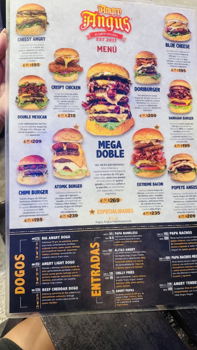 Angry Angus Menu - Image 3