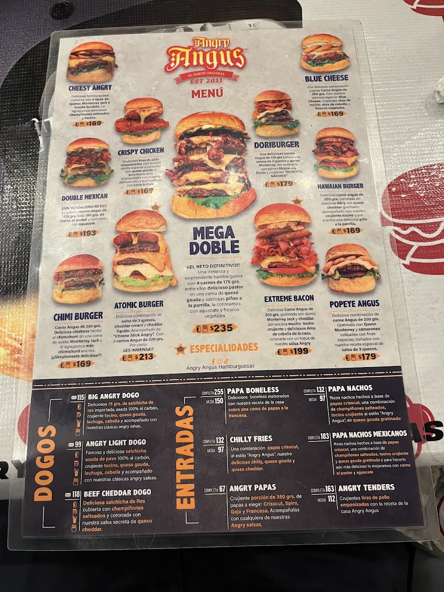 Angry Angus Menu - Image 6
